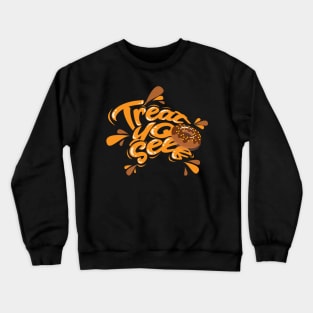 DONUTS Treat Yo Self Crewneck Sweatshirt